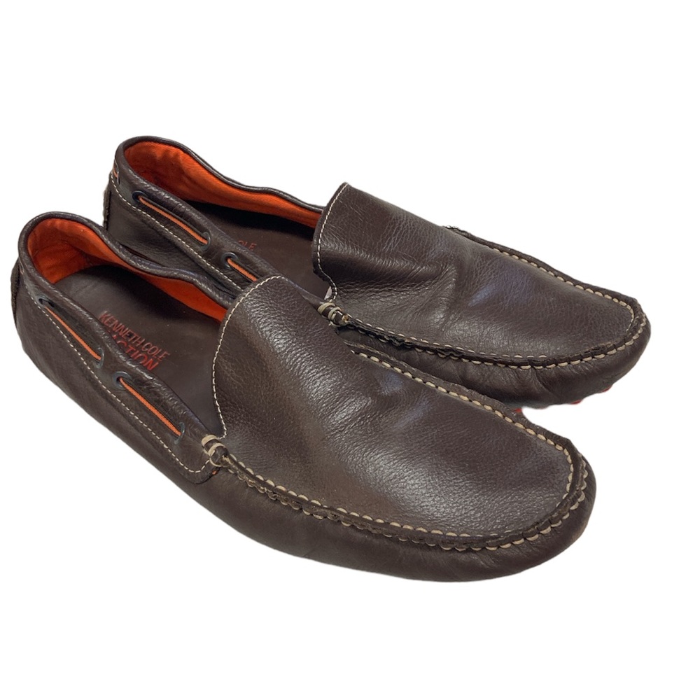 Kenneth Cole Reaction Clutch Pedalle Brown Mens Loafers